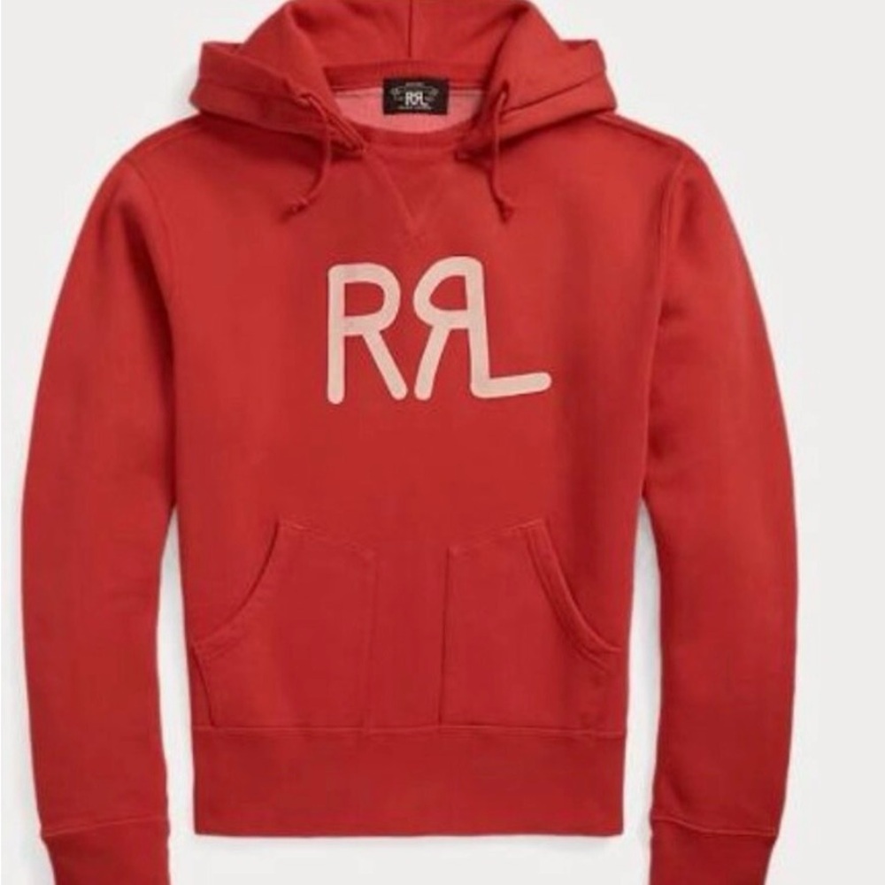 RRL RANCH RALPH LAUREN TIMEWORN GARMENT DYED HOODIE